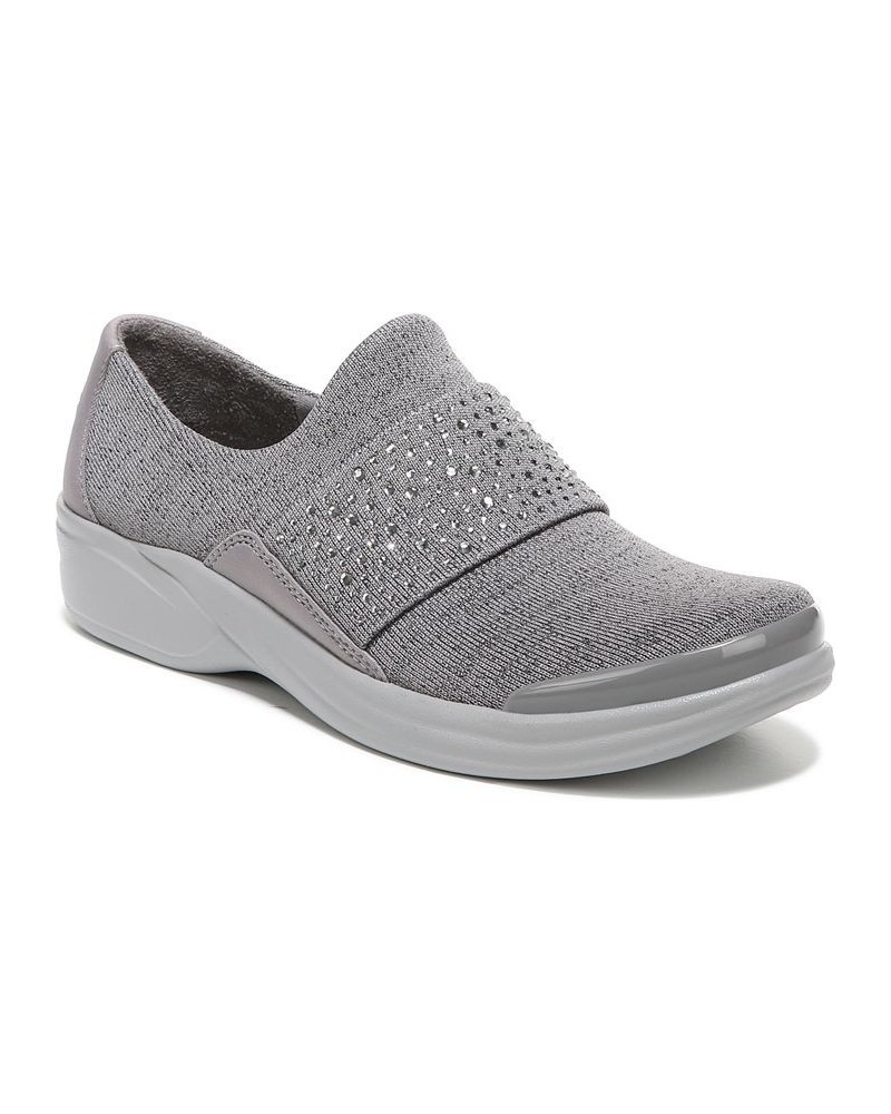 Pizazz Washable Slip-ons Gray $32.00 Shoes