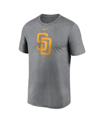 Men's Heather Charcoal San Diego Padres New Legend Logo T-shirt $24.50 T-Shirts