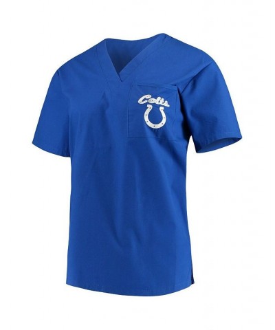 Men's and Women's Royal Indianapolis Colts Team Scrub Top $25.19 Shirts