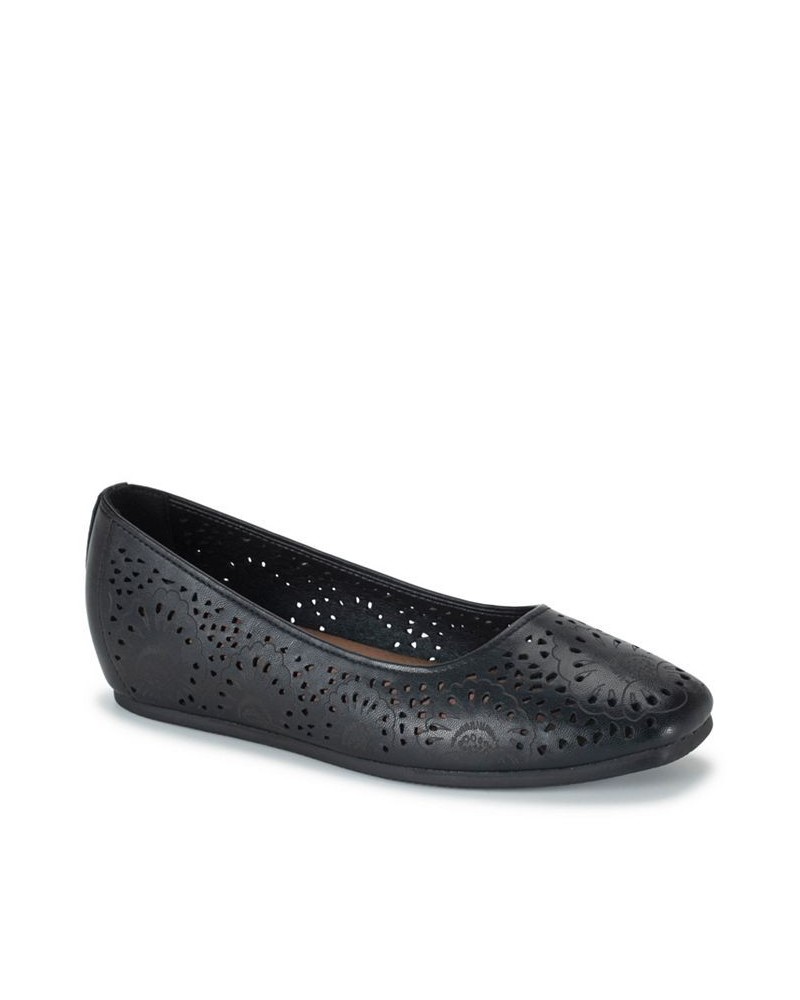 Women's Chika Casual Flat Black $37.13 Shoes