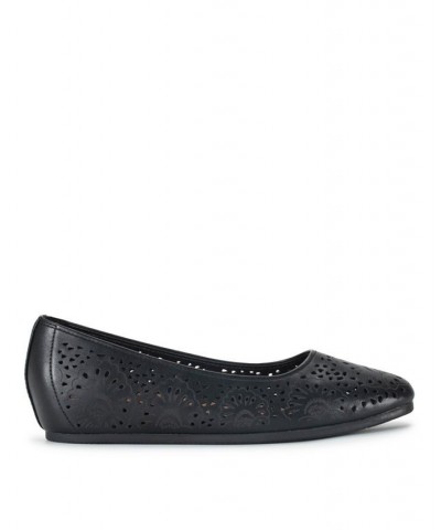 Women's Chika Casual Flat Black $37.13 Shoes