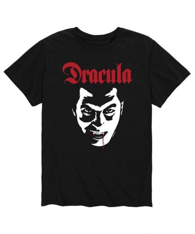 Men's Universal Classic Monster Dracula T-shirt Black $17.15 T-Shirts