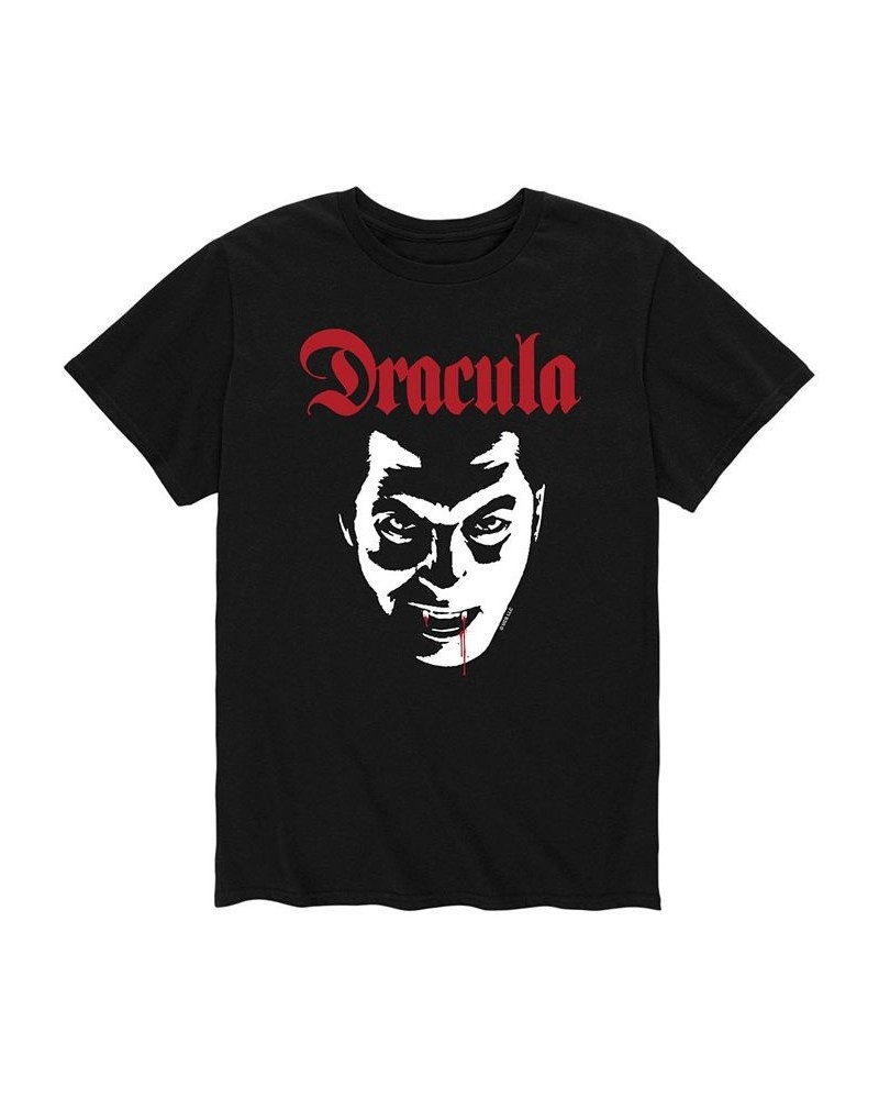 Men's Universal Classic Monster Dracula T-shirt Black $17.15 T-Shirts