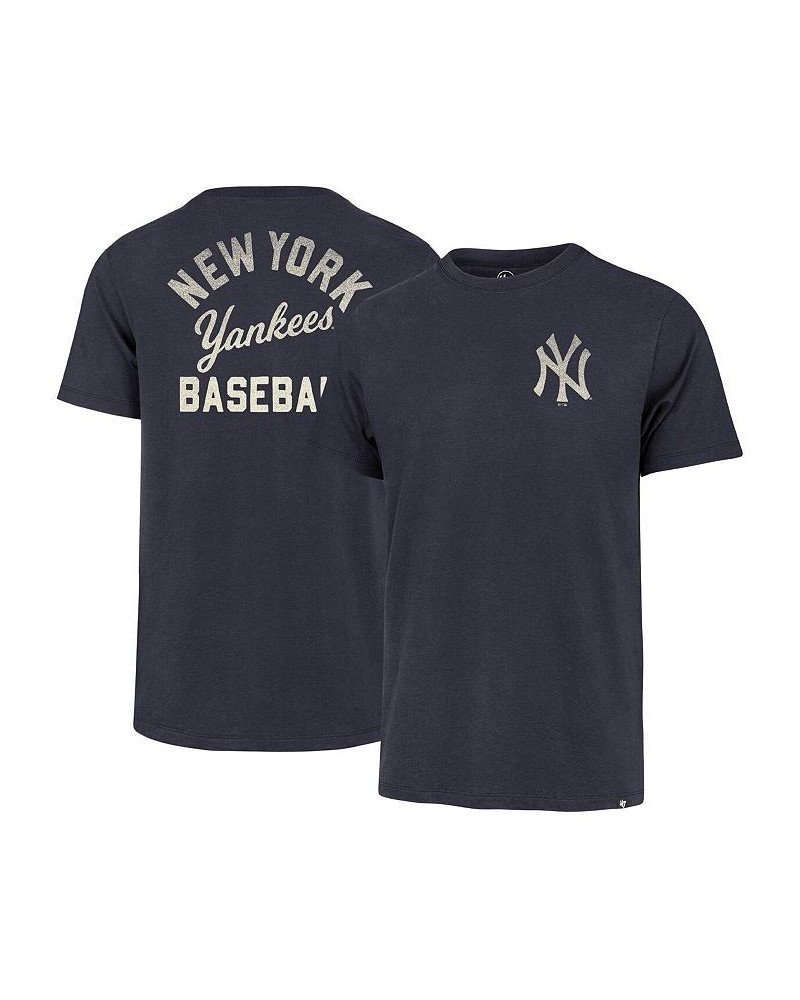 Men's Navy New York Yankees Turn Back Franklin T-shirt $25.49 T-Shirts