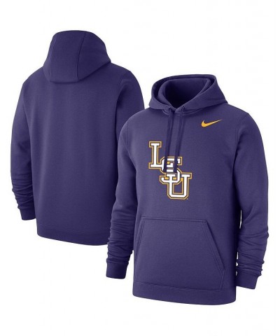 Men's Purple LSU Tigers Alternate Logo Club Pullover Hoodie $34.00 Sweatshirt