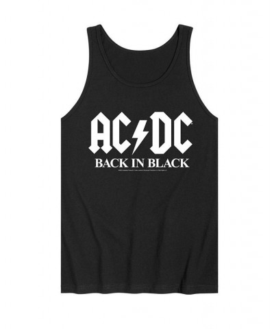 Men's ACDC Back In Black Tank Black $15.84 T-Shirts