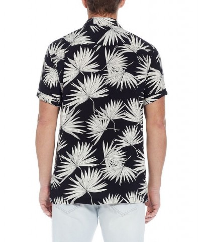 Men's Short Sleeve Printed Camp Collar Shirt PD03 $34.30 Shirts