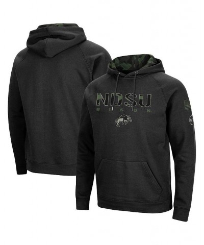 Men's Black NDSU Bison OHT Military-Inspired Appreciation Camo Pullover Hoodie $31.50 Sweatshirt