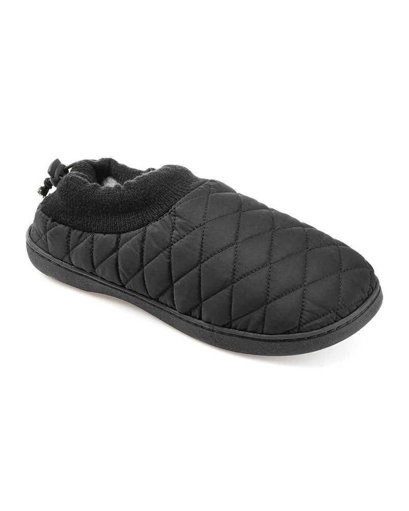 Men's Fargo Clog Slippers Black $24.25 Shoes