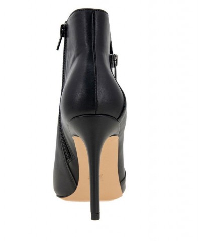 Women's Houston Pointy Toe Bootie Black $46.19 Shoes