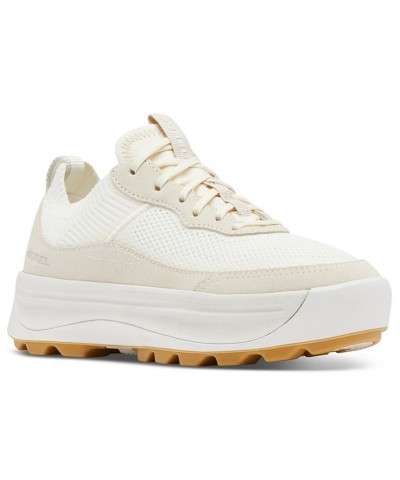 Women's Ona 503 Lace-Up Mixed-Media Low-Top Sneakers White $44.55 Shoes