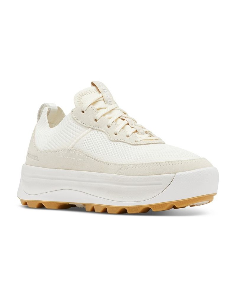 Women's Ona 503 Lace-Up Mixed-Media Low-Top Sneakers White $44.55 Shoes