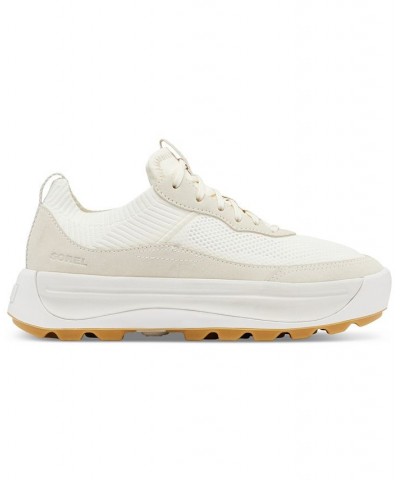 Women's Ona 503 Lace-Up Mixed-Media Low-Top Sneakers White $44.55 Shoes