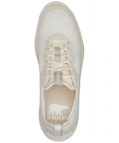 Women's Ona 503 Lace-Up Mixed-Media Low-Top Sneakers White $44.55 Shoes