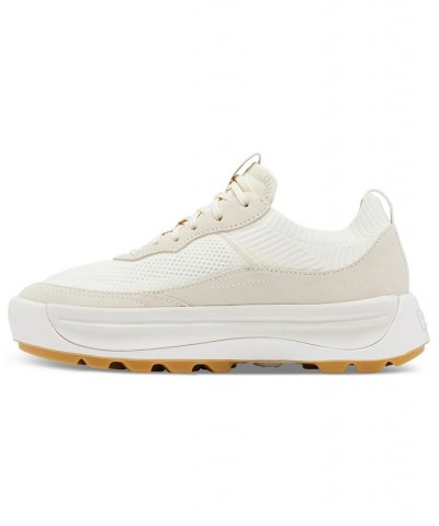 Women's Ona 503 Lace-Up Mixed-Media Low-Top Sneakers White $44.55 Shoes