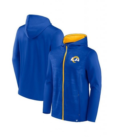 Men's Branded Royal, Gold Los Angeles Rams Ball Carrier Full-Zip Hoodie $37.95 Sweatshirt