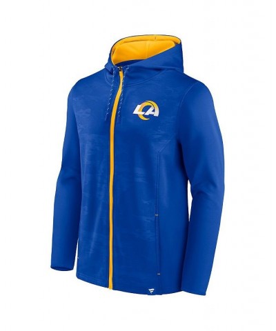 Men's Branded Royal, Gold Los Angeles Rams Ball Carrier Full-Zip Hoodie $37.95 Sweatshirt