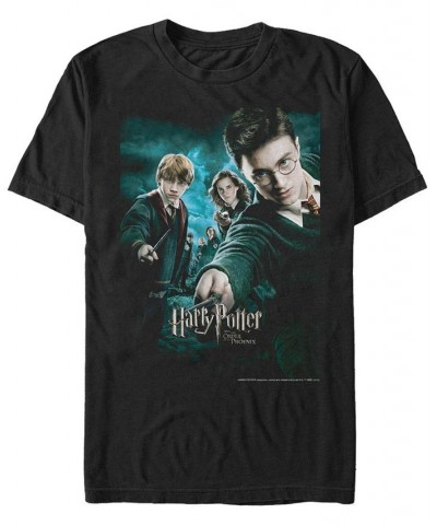 Harry Potter Men's Order of The Phoenix Group Poster Short Sleeve T-Shirt $19.94 T-Shirts