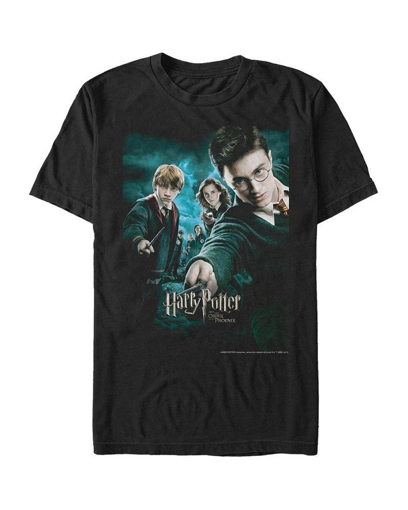 Harry Potter Men's Order of The Phoenix Group Poster Short Sleeve T-Shirt $19.94 T-Shirts