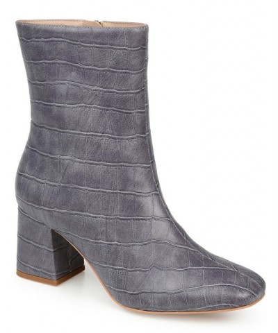 Women's Trevi Textured Bootie Gray $46.20 Shoes