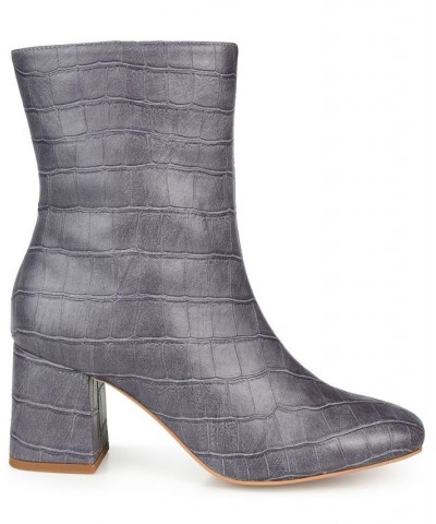 Women's Trevi Textured Bootie Gray $46.20 Shoes