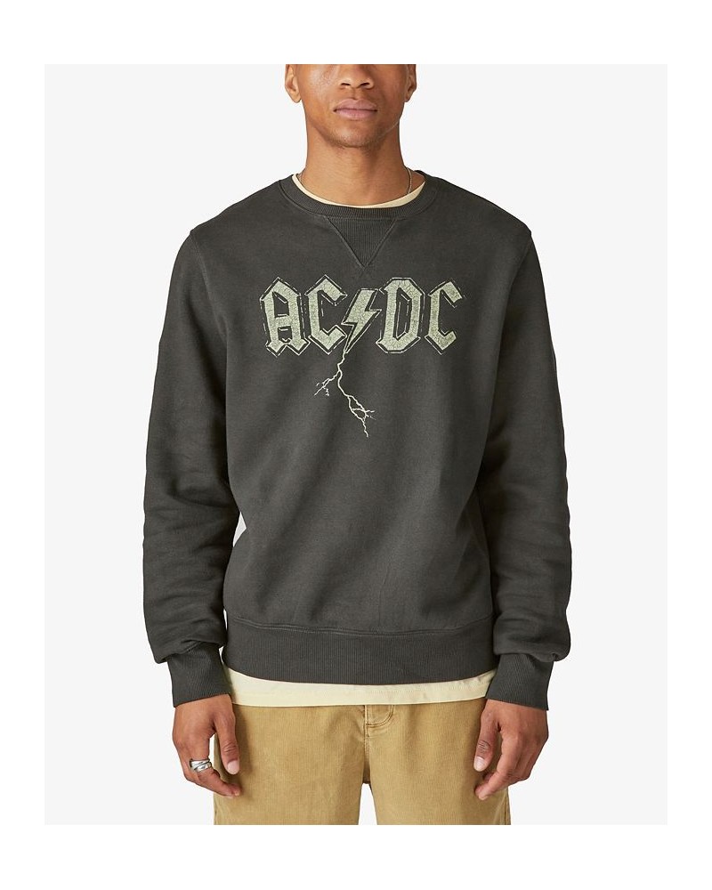 Men's ACDC Graphic Crewneck Sweatshirt $45.77 Sweatshirt