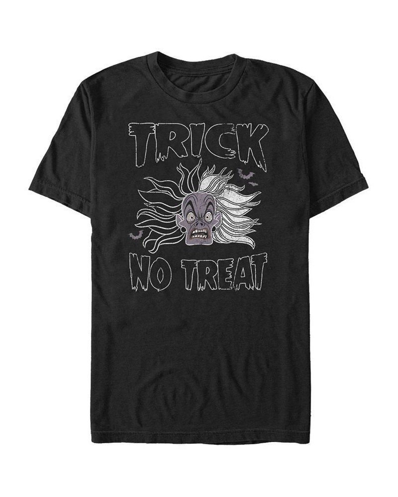 Disney 101 Dalmatians Men's Cruella Devil Trick No Treat Short Sleeve T-Shirt Black $19.94 T-Shirts