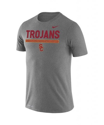 Men's Heathered Gray Usc Trojans Team Dna Legend Performance T-shirt $28.99 T-Shirts