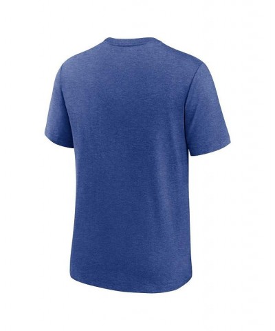 Men's Heather Royal Los Angeles Dodgers Home Spin Tri-Blend T-shirt $21.50 T-Shirts