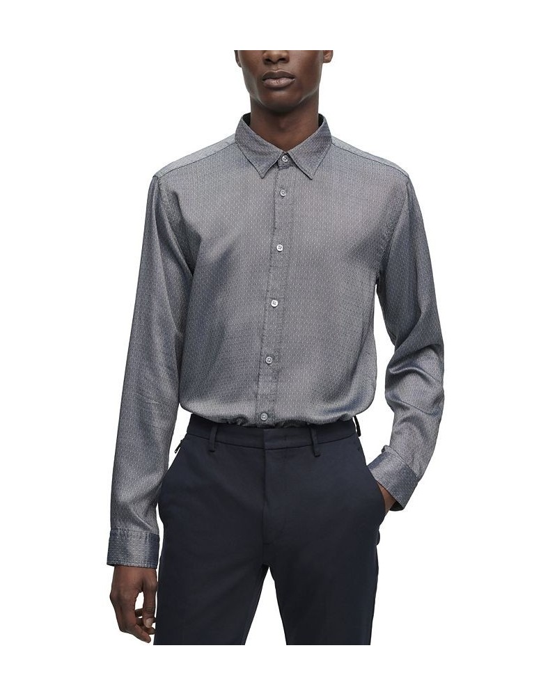 Men's Slim-Fit Shirt Blue $53.76 Shirts