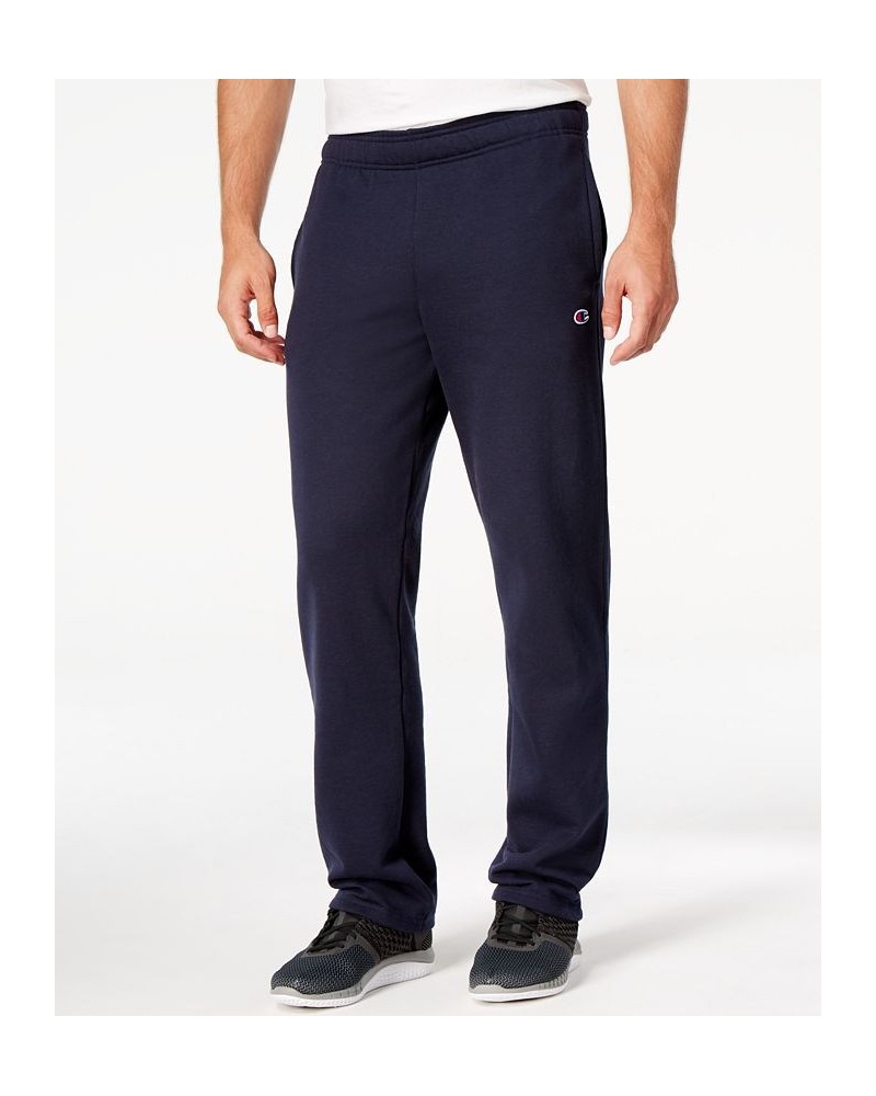 Men's Powerblend Fleece Pants Navy $22.31 Pants