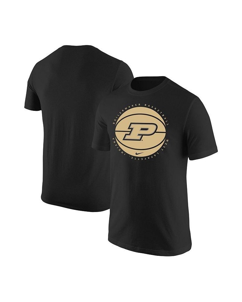 Men's Black Purdue Boilermakers Basketball Logo T-shirt $18.90 T-Shirts