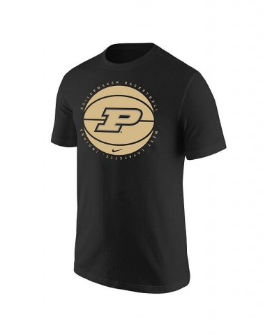 Men's Black Purdue Boilermakers Basketball Logo T-shirt $18.90 T-Shirts