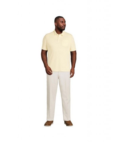 Men's Big and Tall Short Sleeve Super Soft Supima Polo Shirt with Pocket PD06 $28.68 Polo Shirts