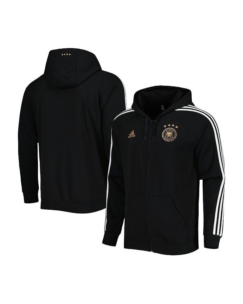 Men's Black Germany National Team DNA Raglan Full-Zip Hoodie $38.00 Jackets