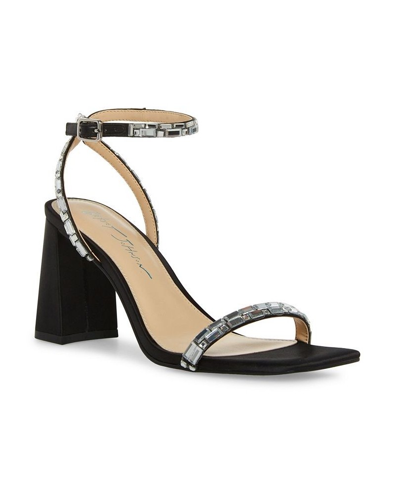 Women's Scott Evening Sandals Black $54.50 Shoes