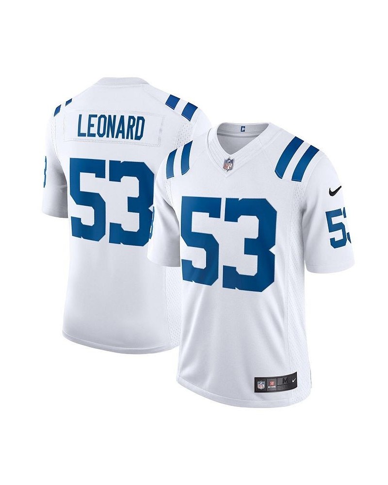 Men's Shaquille Leonard White Indianapolis Colts Vapor Limited Jersey $66.30 Jersey