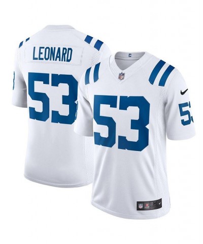 Men's Shaquille Leonard White Indianapolis Colts Vapor Limited Jersey $66.30 Jersey