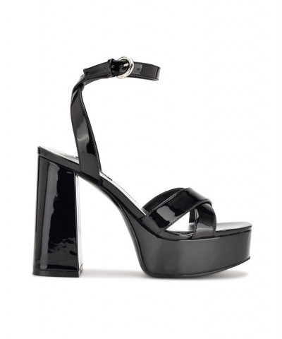 Women's Joya Dress Sandals Black $38.08 Shoes