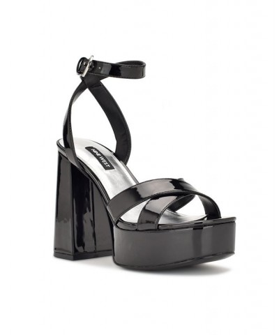 Women's Joya Dress Sandals Black $38.08 Shoes