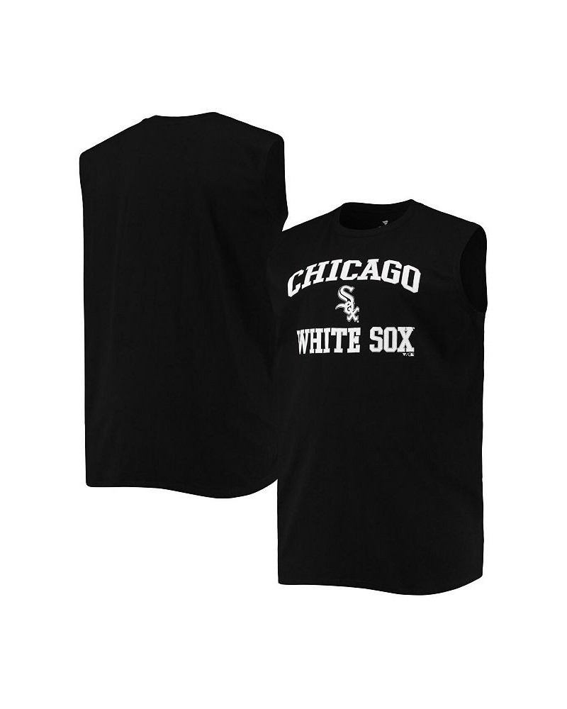 Men's Black Chicago White Sox Big and Tall Jersey Muscle Tank Top $26.99 T-Shirts