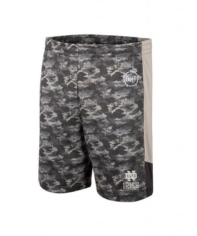 Men's Camo Notre Dame Fighting Irish OHT Military-Inspired Appreciation Terminal Shorts $27.13 Shorts