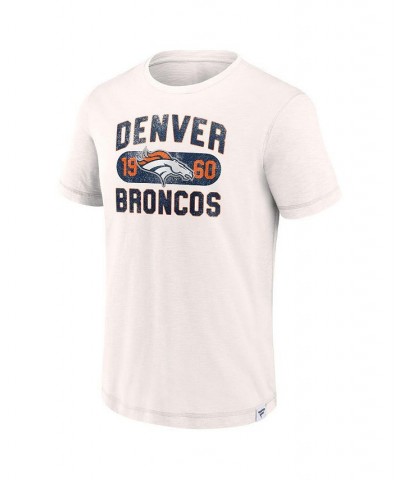 Men's Branded White Denver Broncos Act Fast T-shirt $19.35 T-Shirts