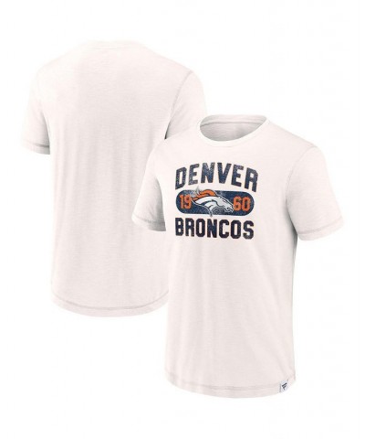 Men's Branded White Denver Broncos Act Fast T-shirt $19.35 T-Shirts