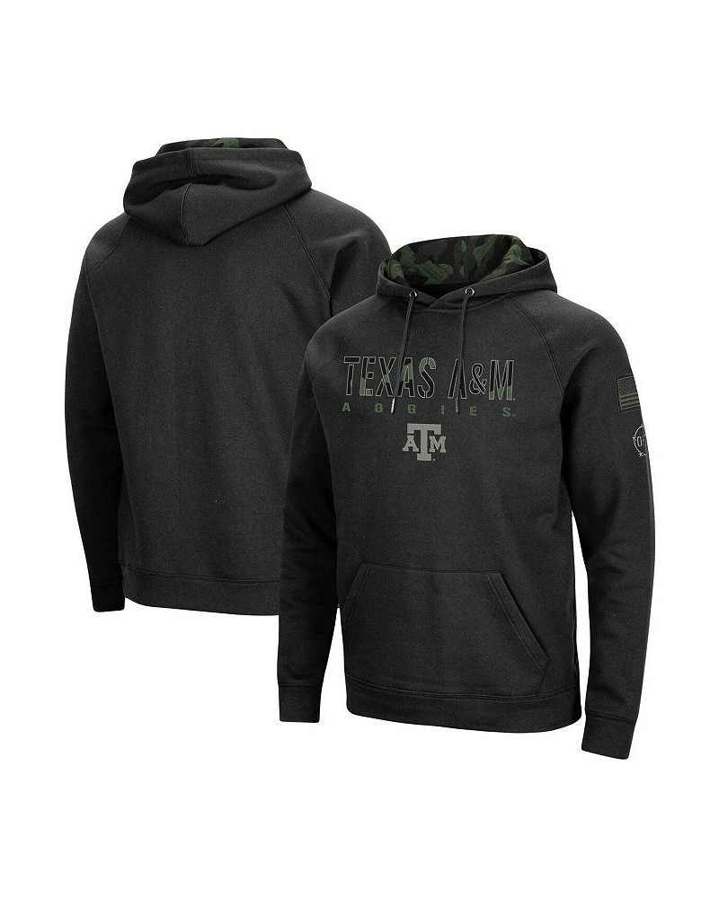 Men's Black Texas A M Aggies OHT Military-Inspired Appreciation Camo Pullover Hoodie $34.50 Sweatshirt