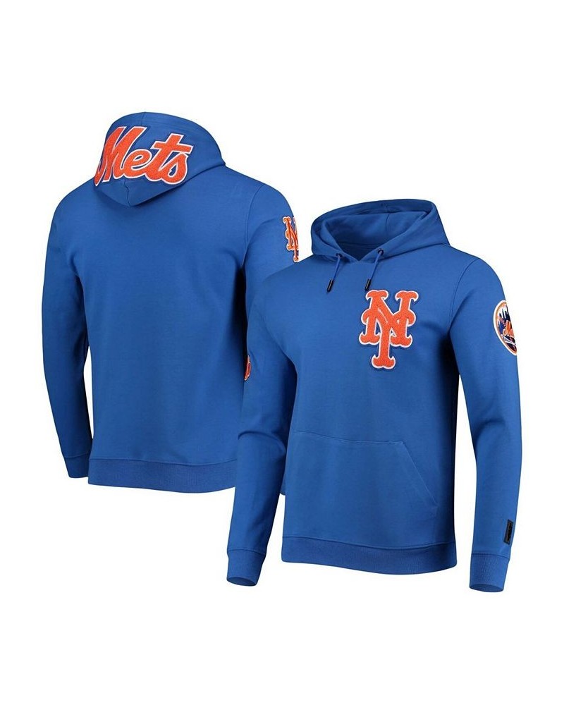 Men's Royal New York Mets Team Logo Pullover Hoodie $41.65 Sweatshirt