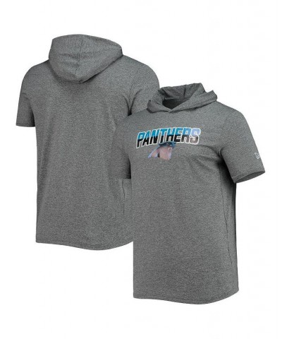 Men's Heathered Gray Carolina Panthers Team Brushed Hoodie T-shirt $22.00 T-Shirts