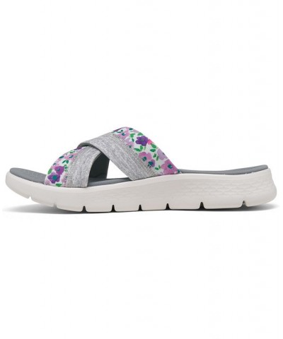 Women's GO WALK FLEX - Blossom Slip-On Sandals Multi $26.40 Shoes