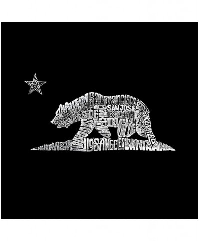 Mens Word Art T-Shirt - California Bear Black $17.50 T-Shirts