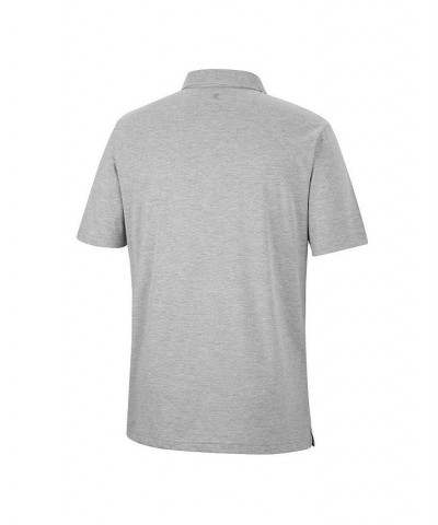 Men's Heathered Gray Washington State Cougars Golfer Pocket Polo Shirt $26.95 Polo Shirts